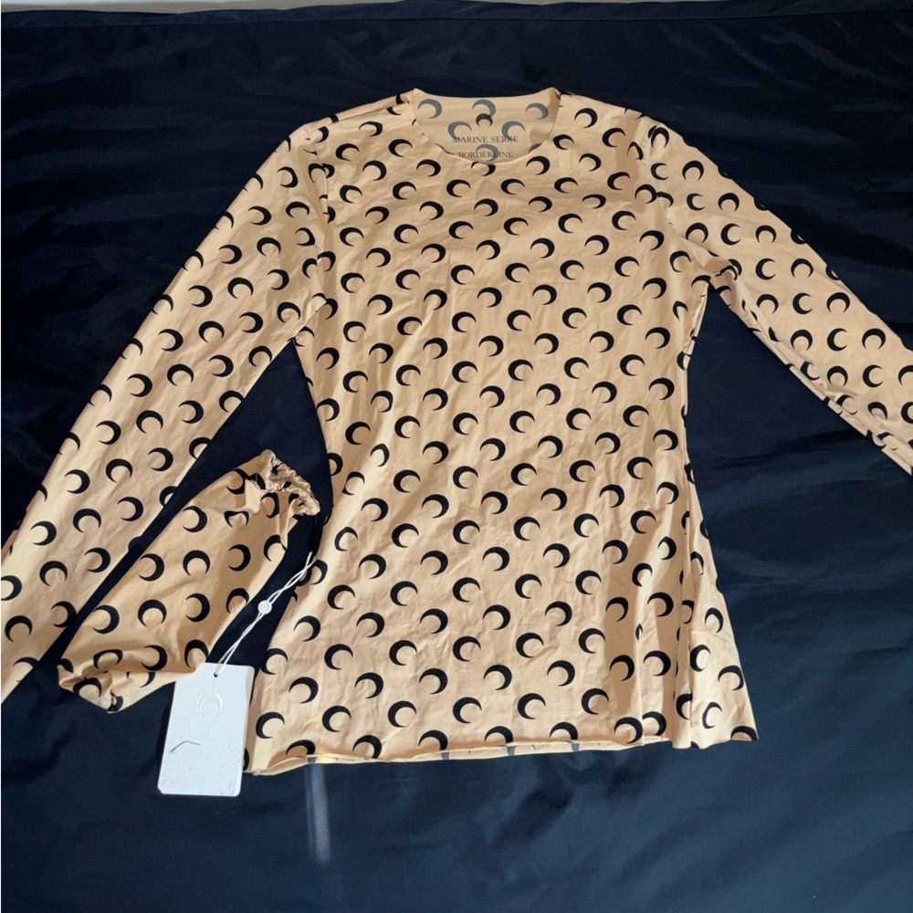 Marine Serre Long Sleeve T-Shirt